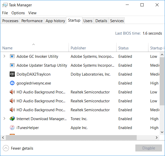 4 Ways to Disable Startup Programs in Windows 10